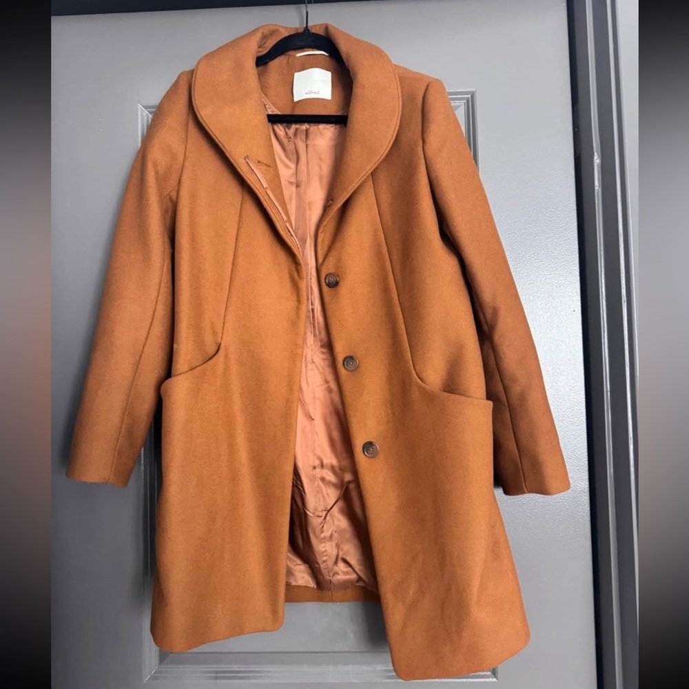 Aritzia Wilfred Cashmere Cocoon Coat